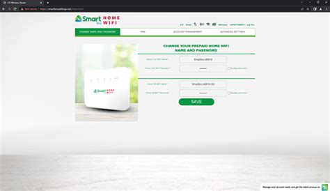 smartbrosettings|How to Change the WiFi Username and Password through the Smart Bro.